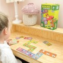  Gra Edukacyjna Transport Zwierzęta Puzzle Domino Montessori