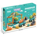  Klocki Magnetyczne Dinozaury Konstrukcyjne 84 el.