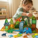  Klocki Magnetyczne Konstrukcyjne 3D Zestaw Edukacyjny Zwierzęta Dżungli 45el.