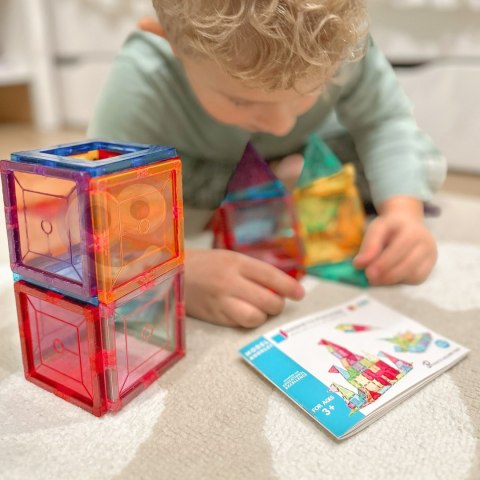  Magnetyczne Klocki Konstrukcyjne Montessori 3D