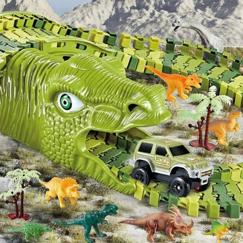  Tor Samochodowy XXL Dinozaury 240 el.