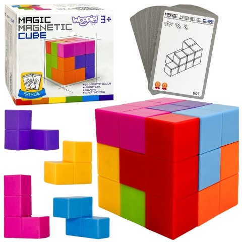  Układanka Kostka Tetris Z Zestawem Kart