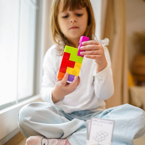  Układanka Kostka Tetris Z Zestawem Kart