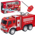  Zdalnie Sterowane Auto Wóz Strażacki RC Funkcja Pryskania Wodą