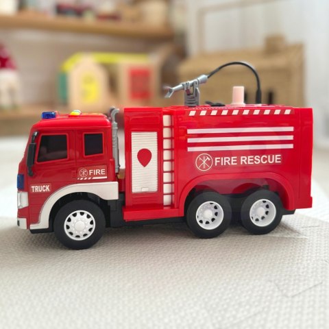  Zdalnie Sterowane Auto Wóz Strażacki RC Funkcja Pryskania Wodą