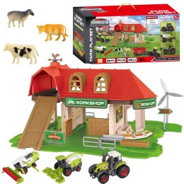 Zestaw Farma Zagroda Traktory + Figurki 42 el.