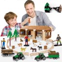  Zestaw Mały Farmer XL Figurki Gospodarstwo