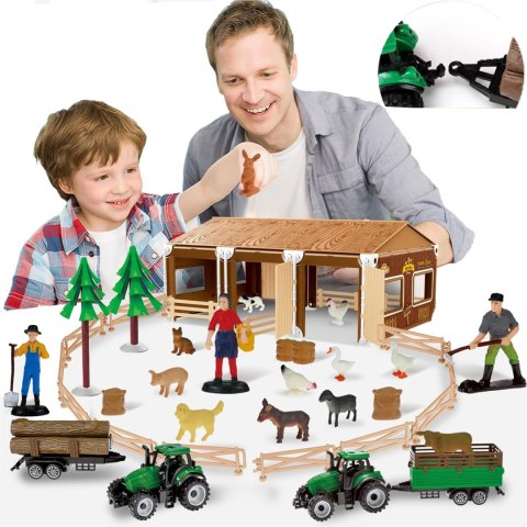  Zestaw Mały Farmer XL Figurki Gospodarstwo