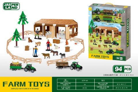  Zestaw Mały Farmer XL Figurki Gospodarstwo