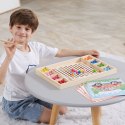  Drewniana Gra Kulki Złap i Dopasuj Układanka Montessori