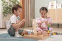  Drewniana Gra edukacyjna Logiczne koraliki 104 elementy Montessori