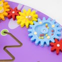  Drewniana Tablica Sensoryczna-Manipulacyjna EDU Triceratops