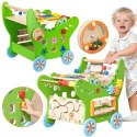  Drewniany Pchacz Edukacyjny Krokodylek 12w1