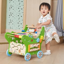  Drewniany Pchacz Edukacyjny Krokodylek 12w1