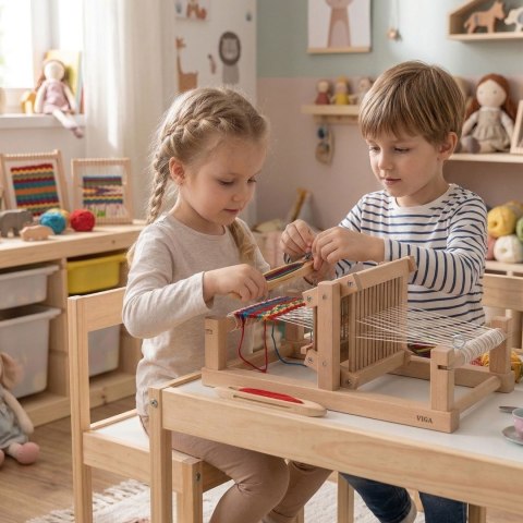  Krosno Tkackie Warsztat Tkacki Drewniany Certyfikat FSC
