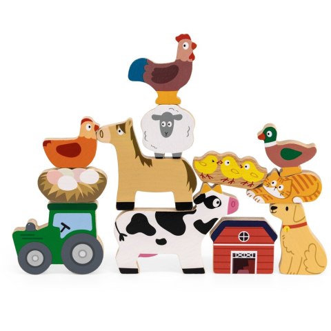  Układanka w Stosy Farma Zwierzęta
