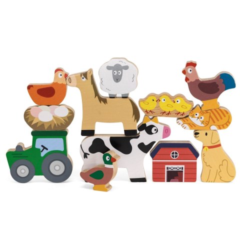  Układanka w Stosy Farma Zwierzęta