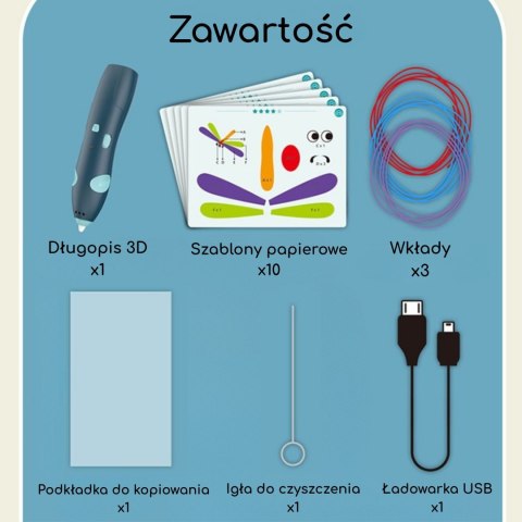 3D Drukarka-Długopis Pen Bezpieczny Wkłady Usb