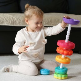  BABY Edukacyjna Piramidka Zakręcona Wieża Zwierzątka
