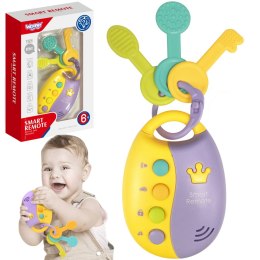  BABY Interaktywne Kluczki Samochodowe z Pilotem Gryzak 2w1