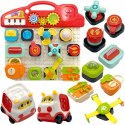  BABY Montessori Tablica Manipulacyjna Kolorowy Panel Aktywności