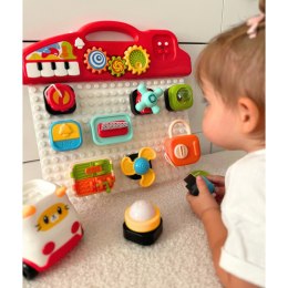  BABY Montessori Tablica Manipulacyjna Kolorowy Panel Aktywności