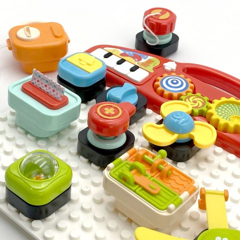  BABY Montessori Tablica Manipulacyjna Kolorowy Panel Aktywności