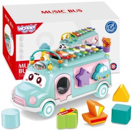  BABY Samochodzik Muzyczny Sorter z Cymbałkami Zielony