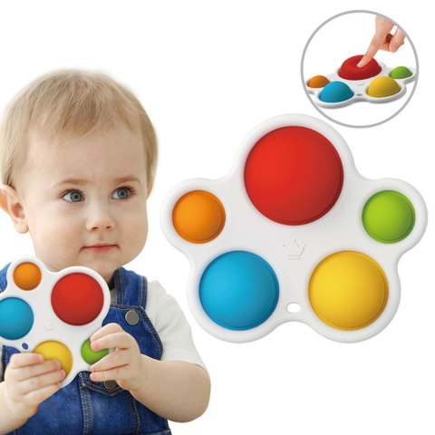  BABY Zabawka Sensoryczna Gryzak Antystresowy POP IT Montessori