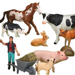  Figurki Zwierząt Szczęśliwa Farma 10el.