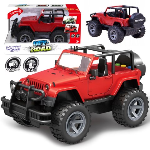  Jeep Auto Samochód Terenowy z Dźwiękiem i Światłem