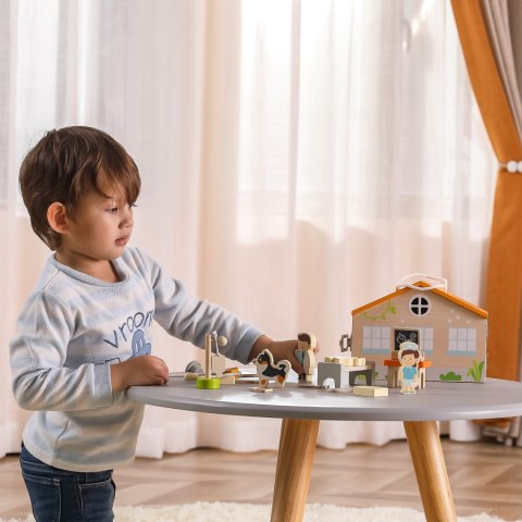  Drewniana Klinika dla zwierząt Szpital Weterynarz
