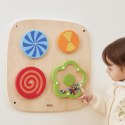  Drewniana Tablica Manipulacyjna Ścienna Panel Sensoryczny Montessori