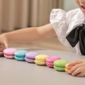  Drewniane Ciastka Kolorowe Ciasteczka Zestaw Makaroników 8 szt