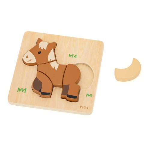  Drewniane Puzzle - Mój Przyjaciel Konik