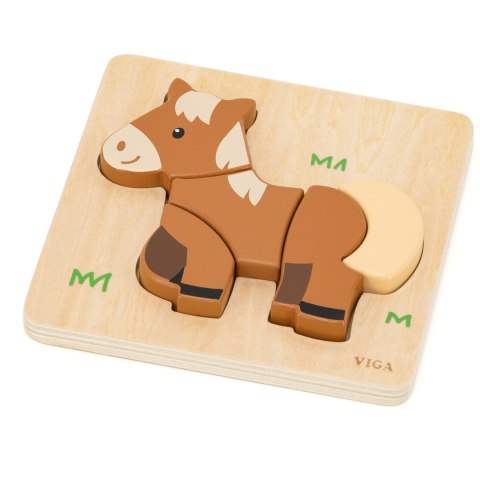  Drewniane Puzzle - Mój Przyjaciel Konik
