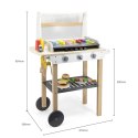  Duży Drewniany Grill dla Dzieci + 47 Akcesoriów
