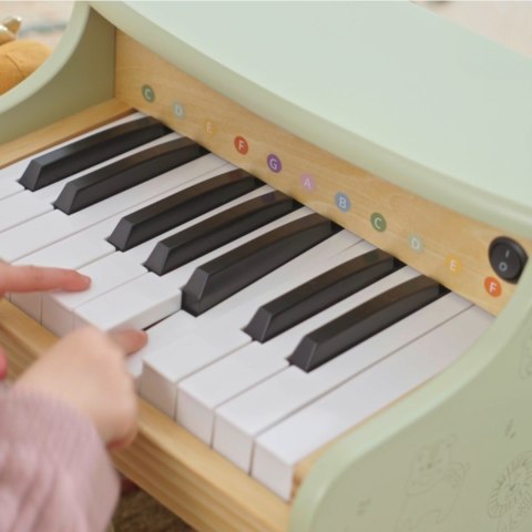  PolarB Drewniane Pianino dla Dzieci Nauka Gry Nutki Instrument Montessori
