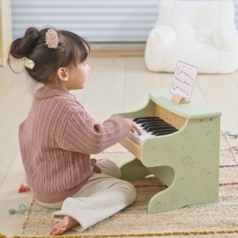  PolarB Drewniane Pianino dla Dzieci Nauka Gry Nutki Instrument Montessori