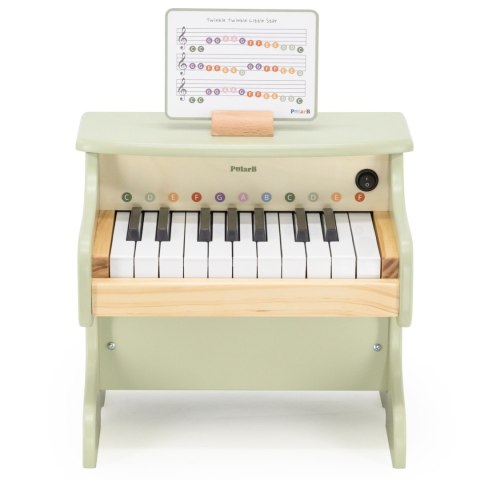  PolarB Drewniane Pianino dla Dzieci Nauka Gry Nutki Instrument Montessori