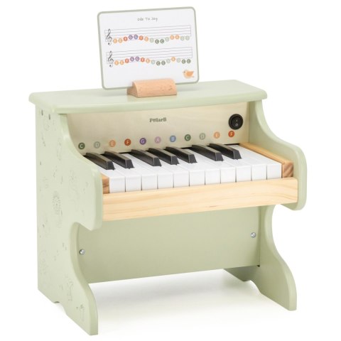  PolarB Drewniane Pianino dla Dzieci Nauka Gry Nutki Instrument Montessori