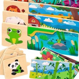  Puzzle Logiczne ze Zwierzętami Układanka