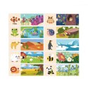  Puzzle Logiczne ze Zwierzętami Układanka