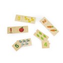  Zestaw Drewniane Puzzle Dopasuj Liczby Układanka Montessori