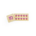  Zestaw Drewniane Puzzle Dopasuj Liczby Układanka Montessori