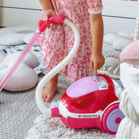  Interaktywny Odkurzacz dla Dzieci z Funkcją Wciągania Różowy