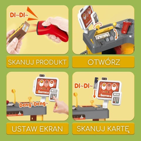  Interaktywny Super Market dla Dzieci Akcesoria