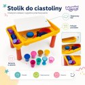 Kreatywny Stolik z Ciastoliną Schowki Foremki 40 el