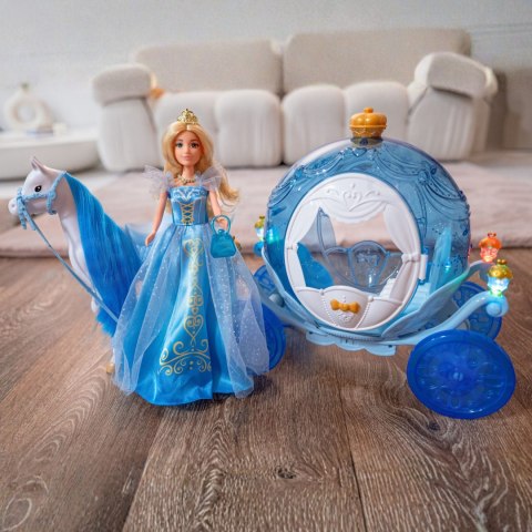  ROYAL Lalka Lodowa Księżniczka Lily i Magiczny Powóz Karoca Akcesoria
