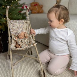 ROYAL Wózek dla Lalek Spacerówka Vintage Flower